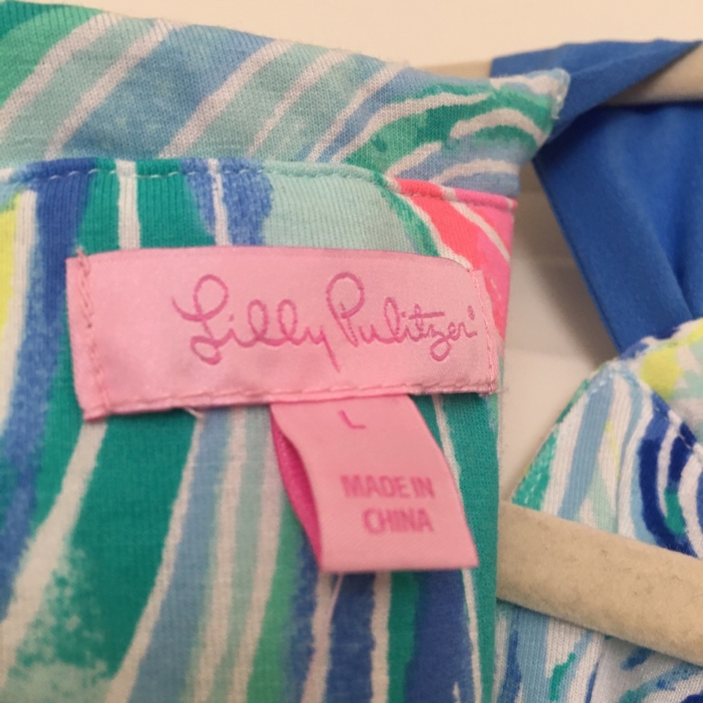 Lilly Pulitzer Martina Maxi Dress L - Picture 9 of 9